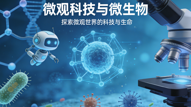 微观科技新突破：当人类科技遇见看不见的微生物世界